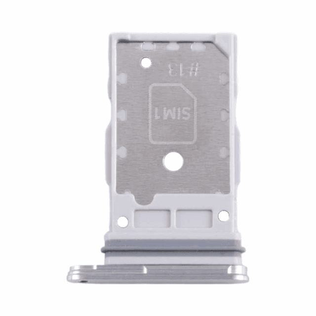 Tiroir Sim Premium Samsung Galaxy S24 5G S921/Galaxy S24 Plus 5G S926 Argent