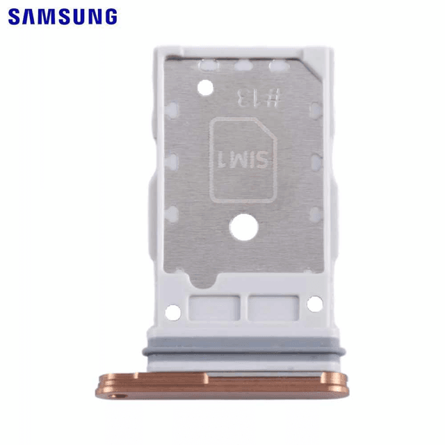 Tiroir SIM Original Samsung Galaxy S24 5G S921/Galaxy S24 Plus 5G S926 GH98-48906G Orange