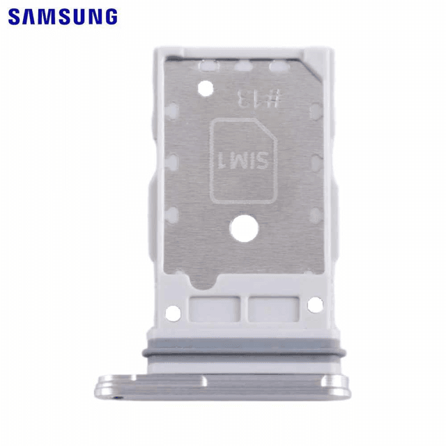 Tiroir SIM Original Samsung Galaxy S24 5G S921/Galaxy S24 Plus 5G S926 GH98-48906B Argent