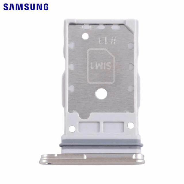 Tiroir SIM Original Samsung Galaxy S24 5G S921/Galaxy S24 Plus 5G S926 GH98-48906D Crème