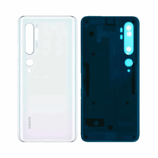 Cache Arrière Premium Xiaomi Mi Note 10/Mi Note 10 Pro Blanc