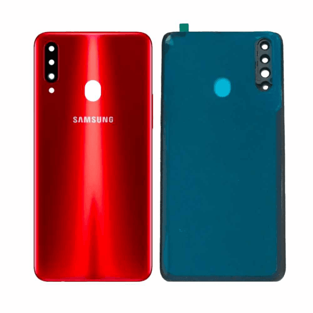 Cache Arrière Premium Samsung Galaxy A20S A207 Rouge