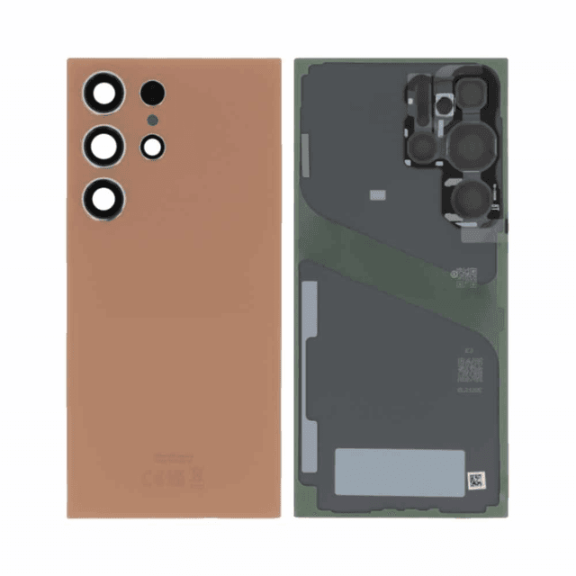 Cache Arrière Premium Samsung Galaxy S24 Ultra 5G S928 Titanium Orange