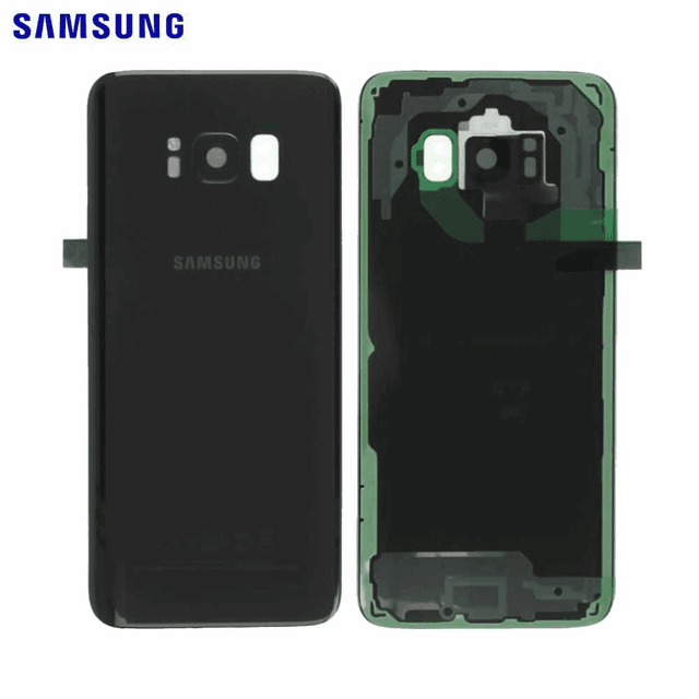 Cache Arrière Original Samsung Galaxy S8 G950 GH82-13962A Noir Carbone