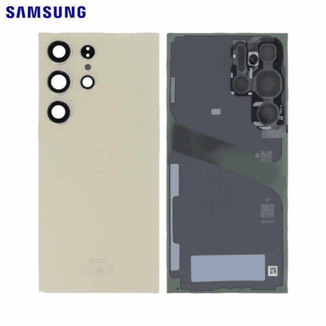 Cache Arrière Original Samsung Galaxy S24 Ultra 5G S928 GH82-33349C Ambre Titane