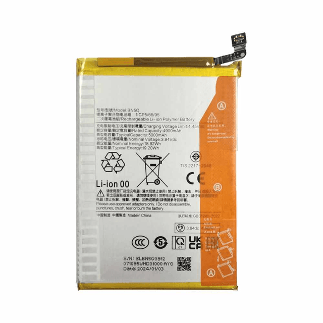 Batterie Premium pour Xiaomi Poco C65/Redmi 13C/Redmi 13C 5G BN5Q
