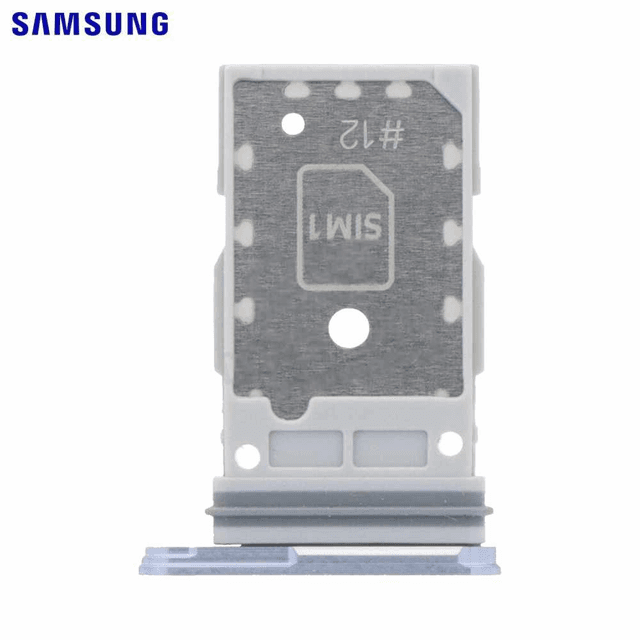 Tiroir SIM Original Samsung Galaxy S24 5G S921/Galaxy S24 Plus 5G S926 GH98-48906F Bleu
