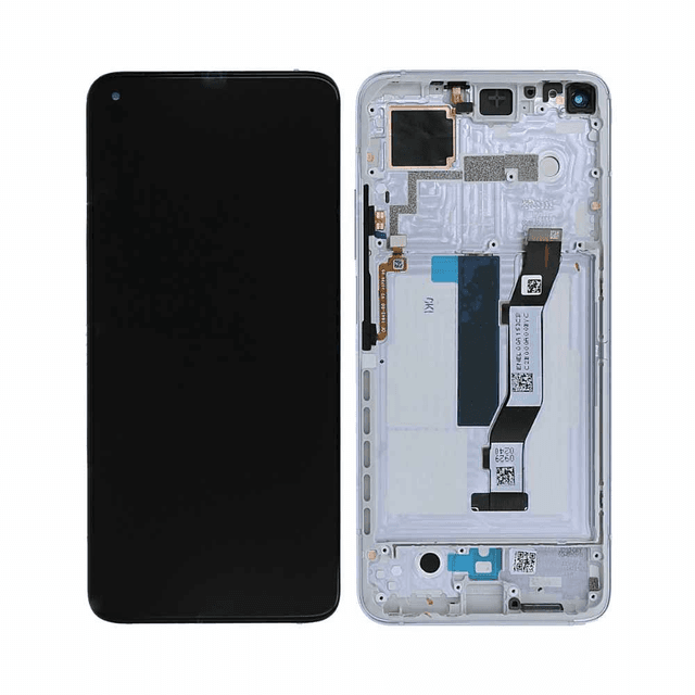Ecran Tactile avec Châssis Xiaomi Mi 10T 5G/Mi 10T Pro 5G Argent