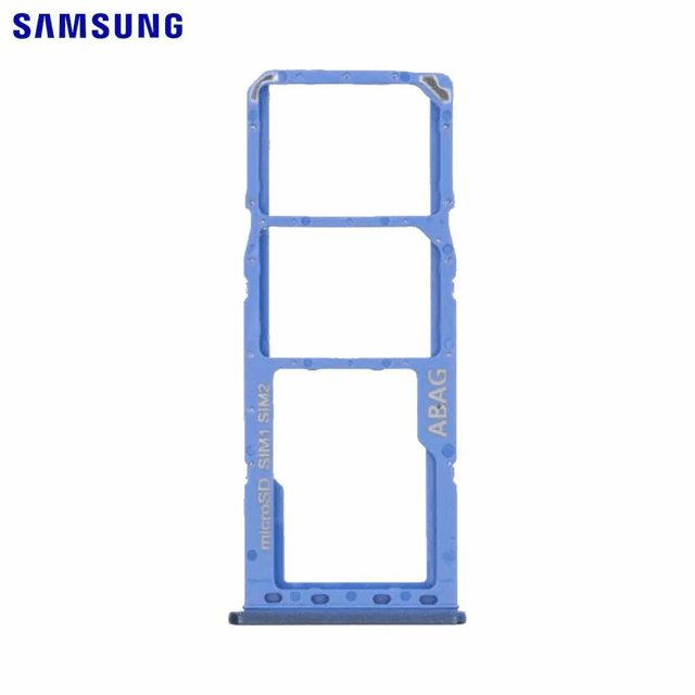 Tiroir SIM Original Samsung Galaxy A21S A217F GH98-45392C Bleu Prism