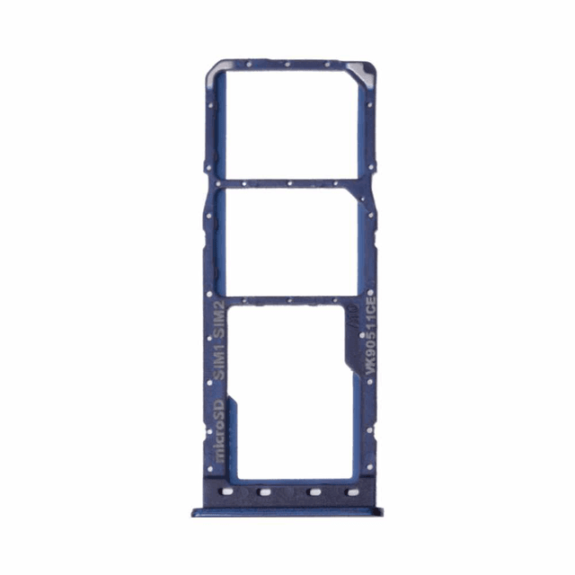 Tiroir Sim Premium Samsung Galaxy A10 A105 Bleu