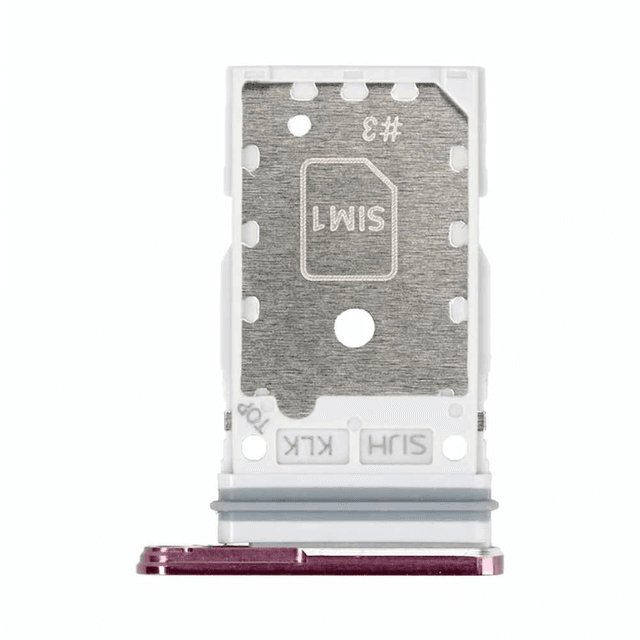 Tiroir Sim Premium Samsung Galaxy S22 Ultra S908 Bordeaux