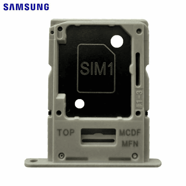 Tiroir SIM Original Samsung Galaxy M34 5G M346 GH98-48555C Argent Prismatique