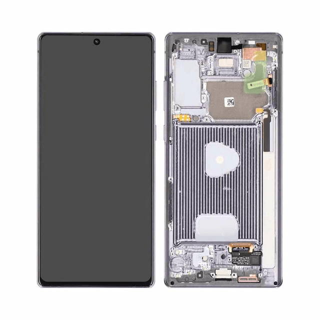 Ecran Tactile Soft Oled avec Châssis Samsung Galaxy Note 20 5G N981/Galaxy Note 20 N980 Gris