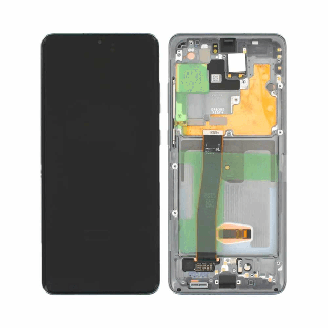 Ecran Tactile Soft Oled avec Châssis Samsung Galaxy S20 Ultra G988 Gris