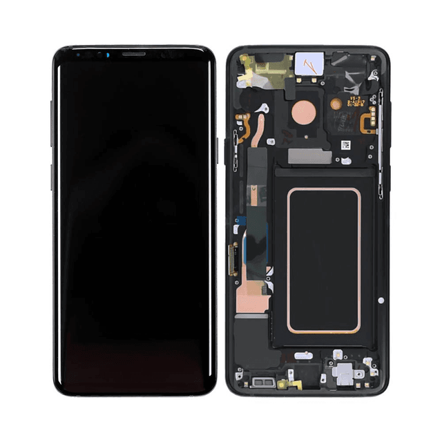 Ecran Tactile Soft Oled avec Châssis Samsung Galaxy S9 Plus G965 Noir