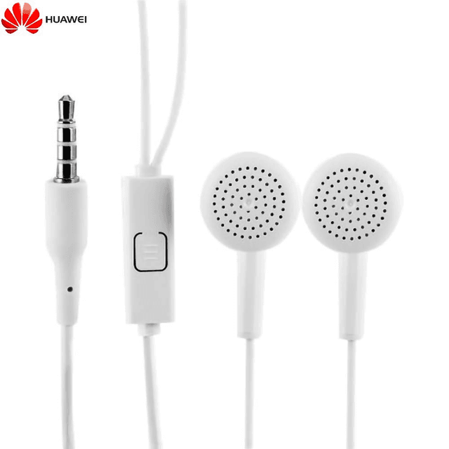 Écouteurs Filaires Jack 3.5mm Huawei 22040300 AM110 Handsfree Bulk Blanc