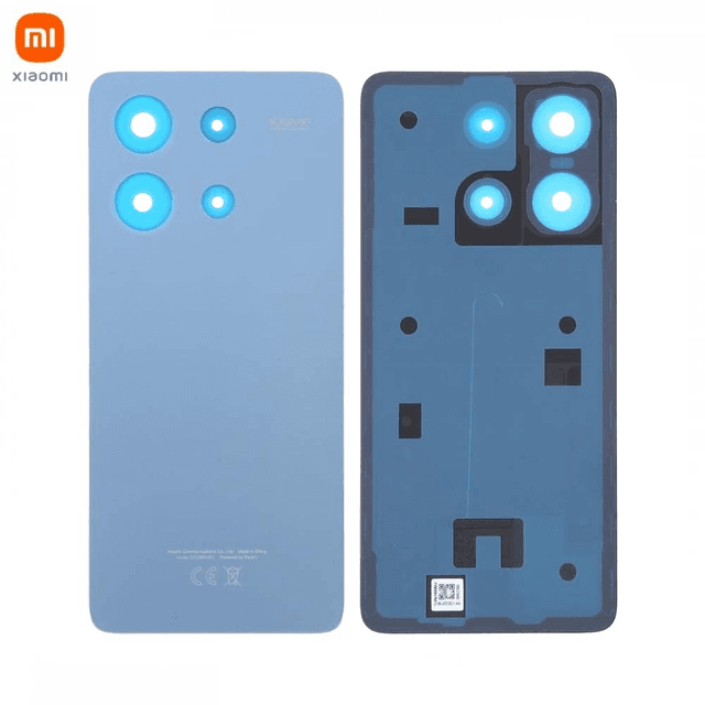 Cache Arrière Original Xiaomi Redmi Note 13 4G 56000700N700 Bleu Givre