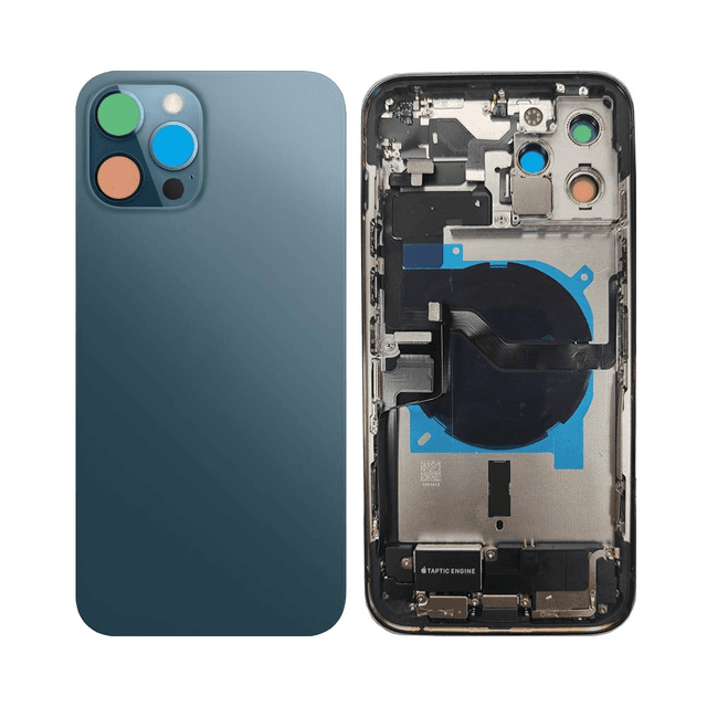 Coque de Réparation Complète Refurb (PIEC) Apple iPhone 12 Pro Max (Version US) Bleu Pacifique