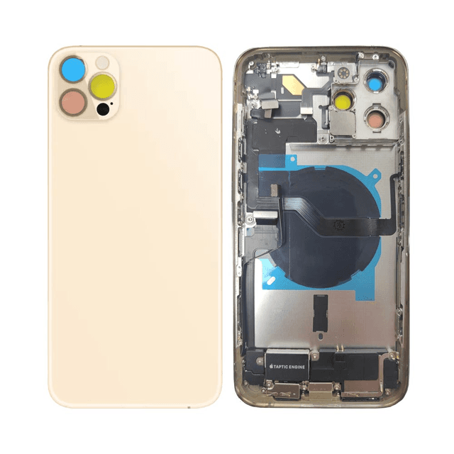 Coque de Réparation Complète Aftermarket Apple iPhone 12 Pro Max (Version US) Or