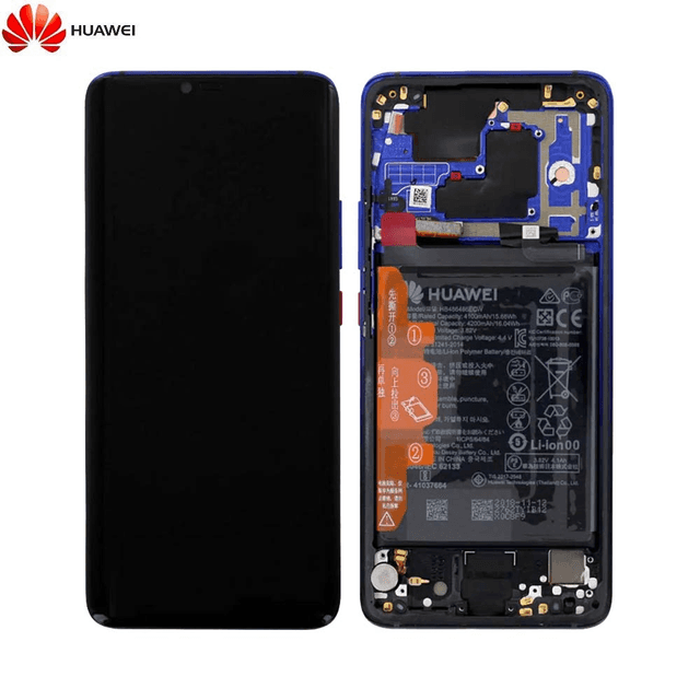 Bloc Écran Complet avec Châssis et Batterie Original Huawei Mate 20 Pro 02352GGC Twilight