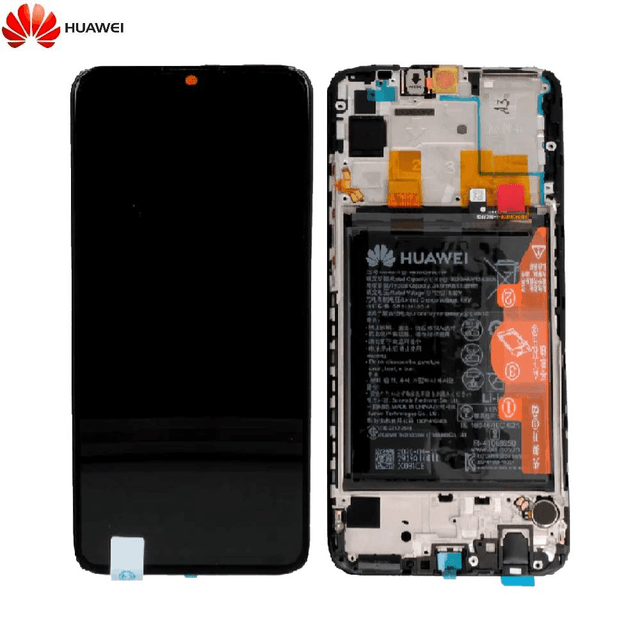 Bloc Écran Complet avec Châssis et Batterie Original Huawei P Smart 2020 02353RJT Noir