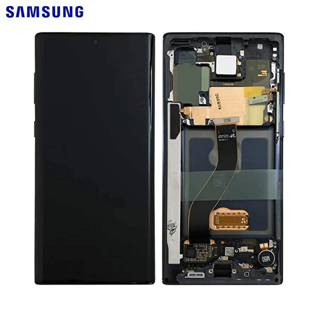 Ecran Tactile Original Samsung Galaxy Note 10 N970 GH82-20817A GH82-20818A Noir