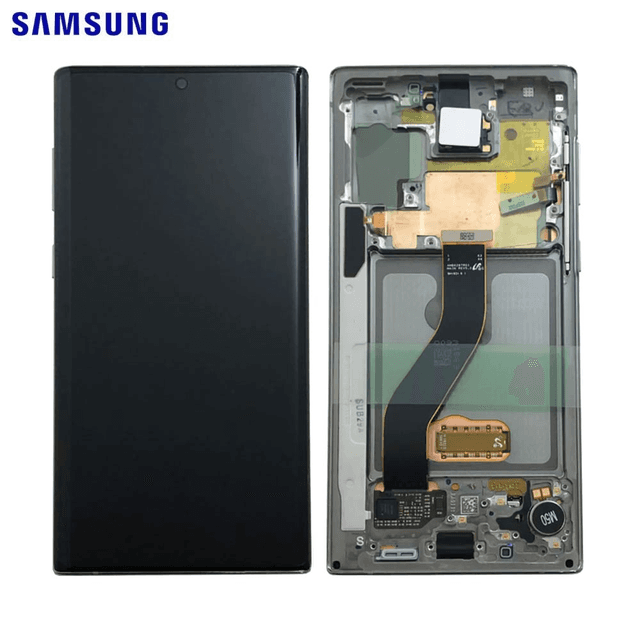 Ecran Tactile Original Samsung Galaxy Note 10 N970 GH82-20817C GH82-20818C Argent