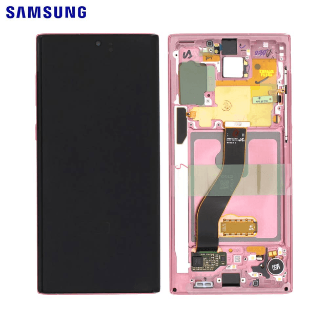 Ecran Tactile Original Samsung Galaxy Note 10 N970 GH82-20817F GH82-20818F Rose