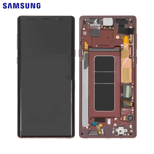 Ecran Tactile Original Samsung Galaxy Note 9 N960 GH82-23737D GH97-22269D GH97-22270D Marron