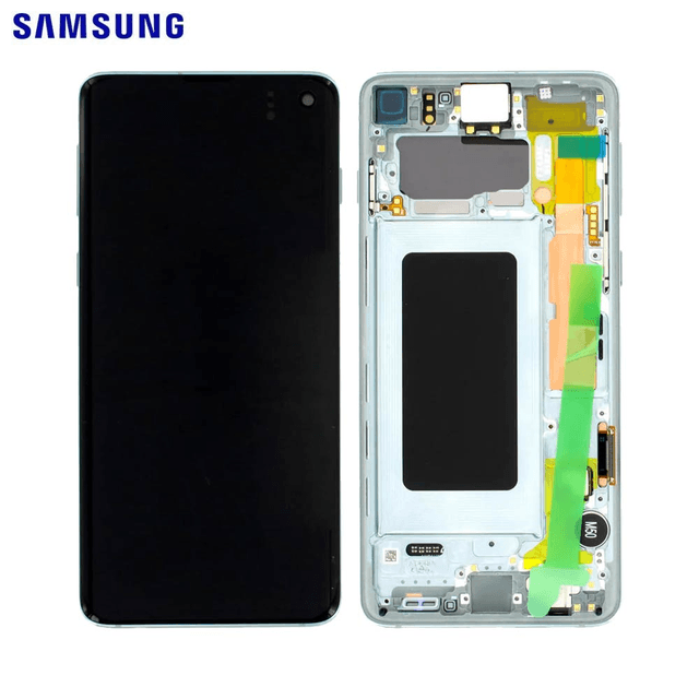 Ecran Tactile Original Samsung Galaxy S10 G973 GH82-18835E GH82-18850E Vert Prisme
