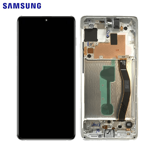 Ecran Tactile Original Samsung Galaxy S10 Lite G770 GH82-21672B GH82-21992B GH82-22045B Blanc Prism