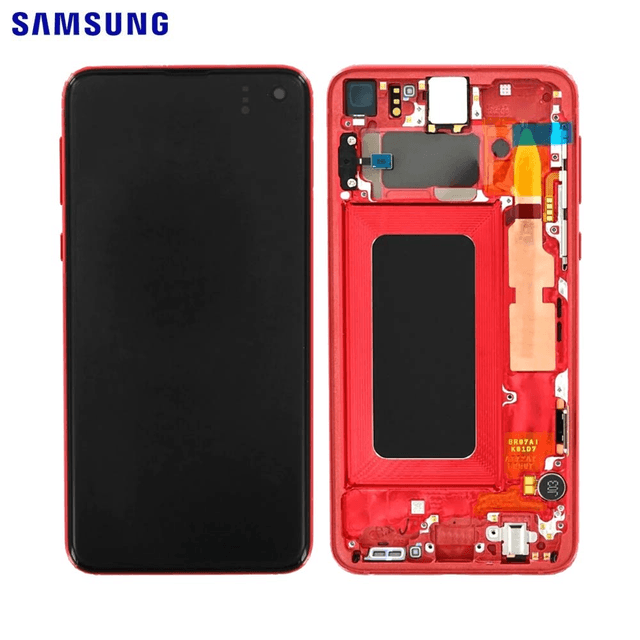 Ecran Tactile Original Samsung Galaxy S10e G970 GH82-18852H Rouge
