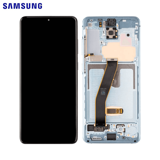 Ecran Tactile Original Samsung Galaxy S20 G980/Galaxy S20 5G G981 GH82-22123D GH82-22131D Bleu