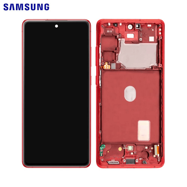 Ecran Tactile Original Samsung Galaxy S20 FE 5G G781/Galaxy S20 FE 4G G780 GH82-24214E GH82-24215E GH82-24219E GH82-24220E Cloud Red