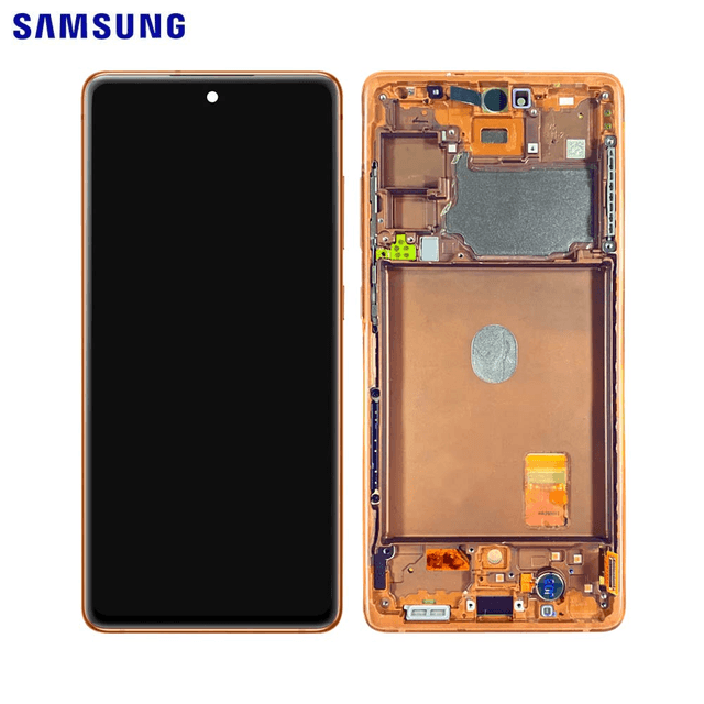 Ecran Tactile Original Samsung Galaxy S20 FE 5G G781/Galaxy S20 FE 4G G780 GH82-24214F GH82-24215F GH82-24219F GH82-24220F Cloud Orange