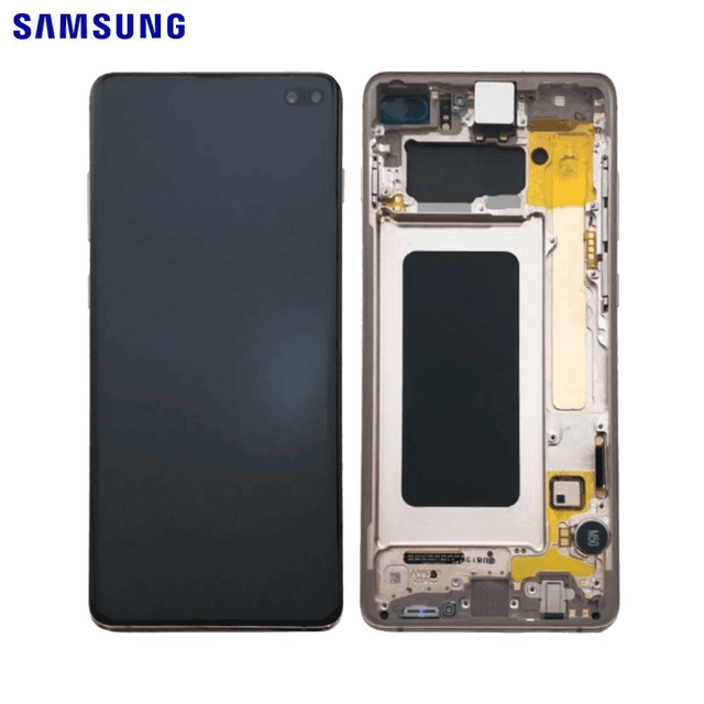 Ecran Tactile Original Samsung Galaxy S10 Plus G975 GH82-18834J GH82-18849J Blanc Céramique