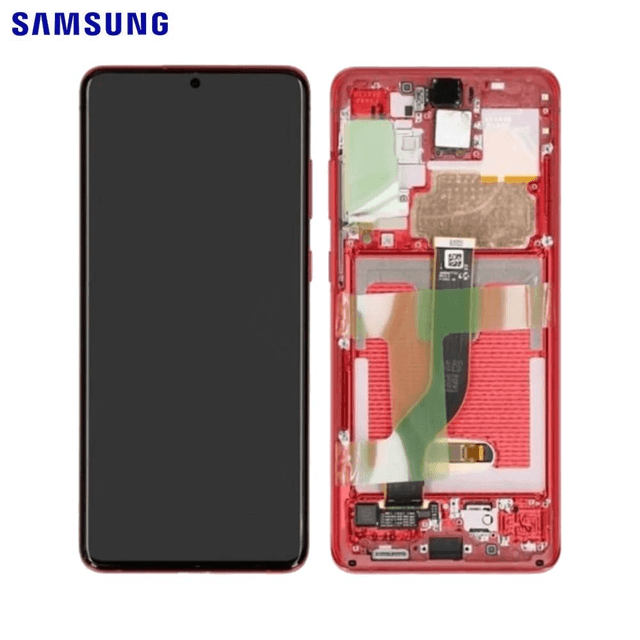 Ecran Tactile Original Samsung Galaxy S20 Plus G985 GH82-22134G GH82-22145G Rouge