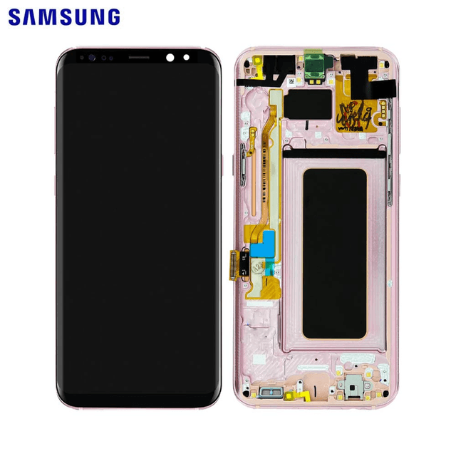 Ecran Tactile Original Samsung Galaxy S8 Plus G955 GH97-20470E GH97-20564E GH97-20565E Rose