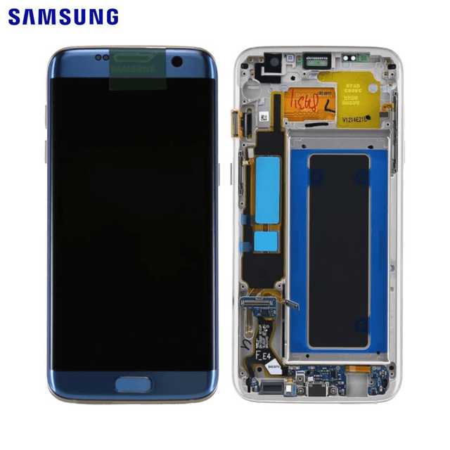 Ecran Tactile Original Samsung Galaxy S7 Edge G935 GH97-18533G GH97-18594G GH97-18767G Bleu