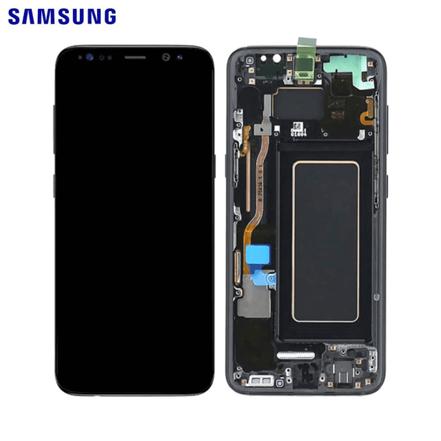 Ecran Tactile Original Samsung Galaxy S8 G950 GH97-20457A GH97-20458A GH97-20473A GH97-20629A Noir Carbone
