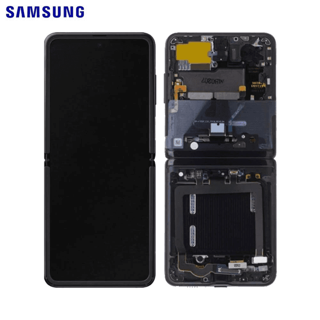 Ecran Tactile Original Samsung Galaxy Z Flip F700 GH82-22215A GH82-22347A Noir
