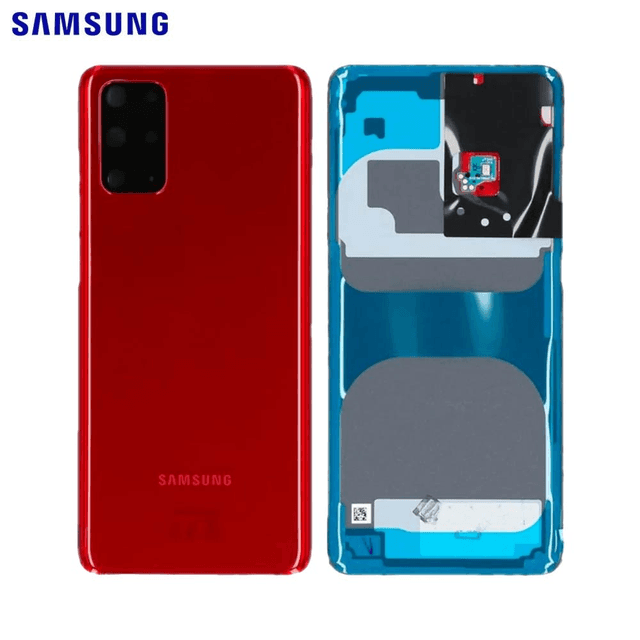 Cache Arrière Original Samsung Galaxy S20 Plus 5G G986/Galaxy S20 Plus G985 GH82-21634G Rouge