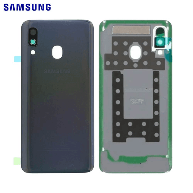 Cache Arrière Original Samsung Galaxy A40 A405 GH82-19406A Noir