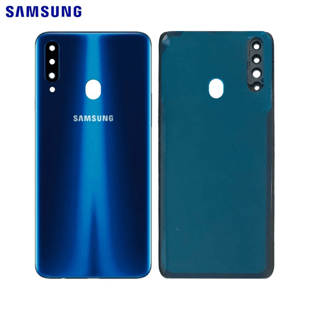 Cache Arrière Original Samsung Galaxy A20S A207 GH81-19447A Bleu