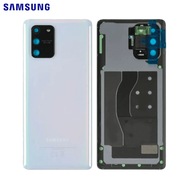 Cache Arrière Original Samsung Galaxy S10 Lite G770 GH82-21670B Blanc Prism