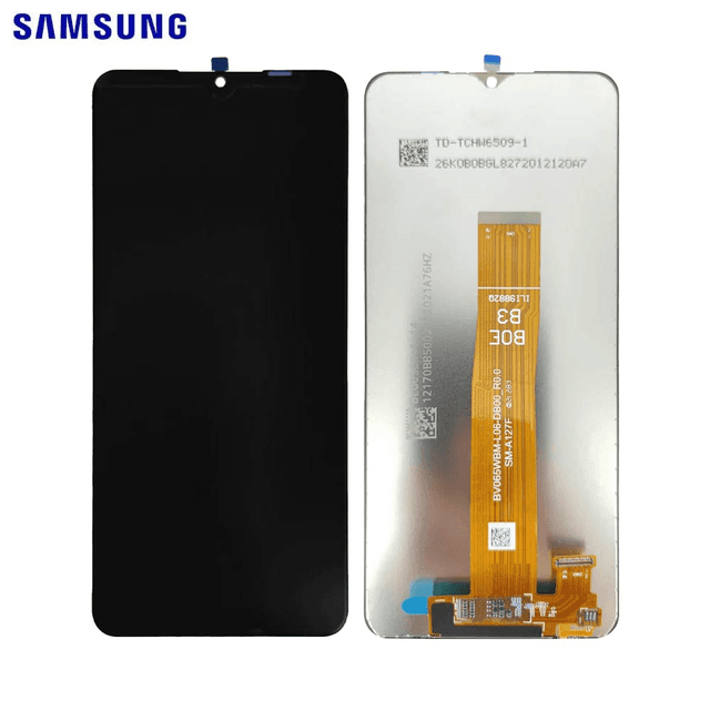 Ecran Tactile Original sans Châssis Samsung Galaxy A12 Nacho A127 GH82-26485A GH82-26486A Noir