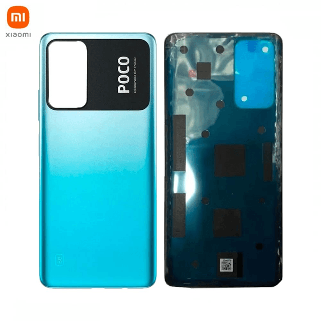 Cache Arrière Original Xiaomi Poco M4 Pro 5G 55050001J87D Bleu Glacier