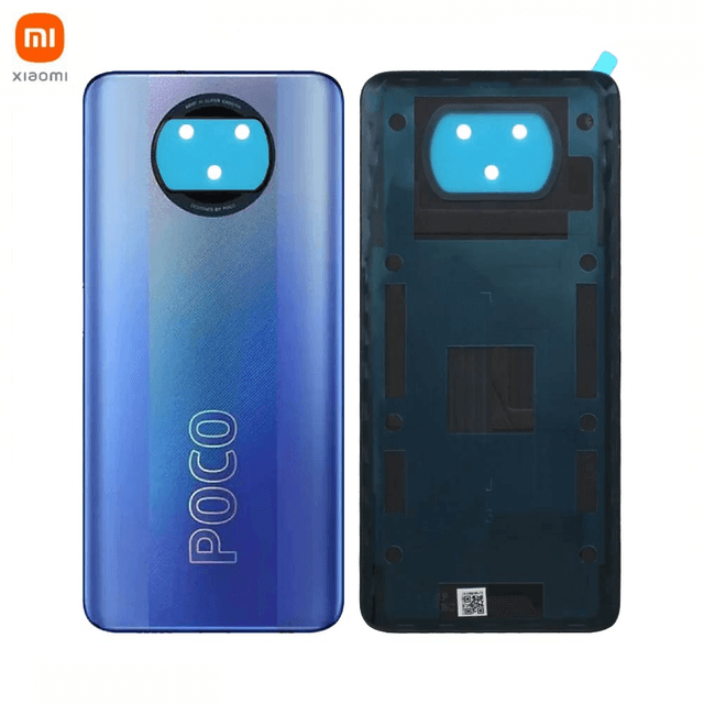 Cache Arrière Original Xiaomi Poco X3 Pro 55050000UY6D Bleu Glace