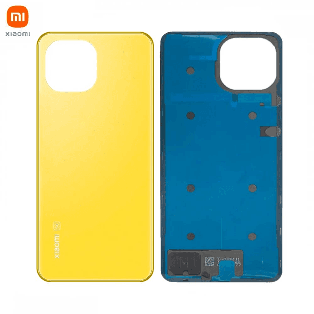 Cache Arrière Original Xiaomi Mi 11 Lite 5G 550500011S1L Jaune Citron