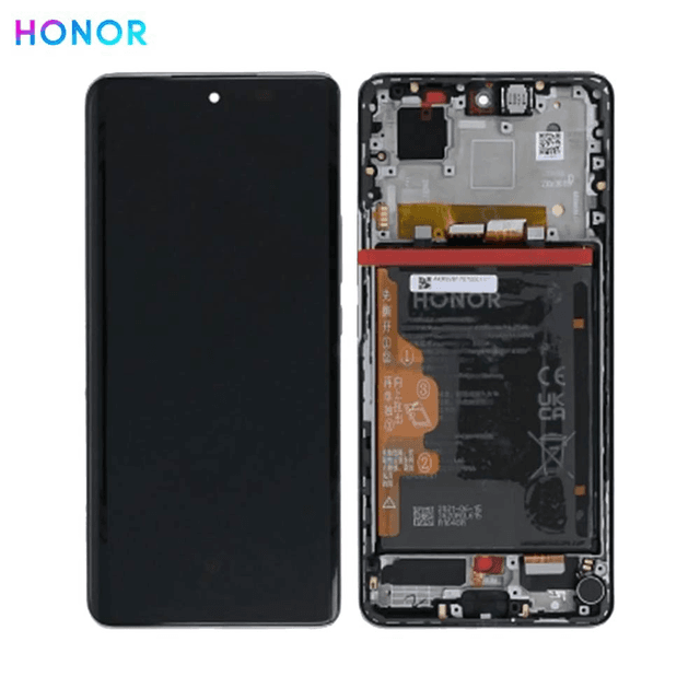 Bloc Écran Complet avec Châssis et Batterie Original Honor 50 02354GLX Cristal de Glace